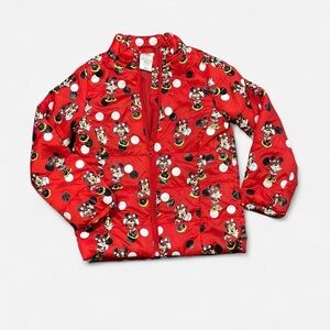 Disney Minnie Mouse Red Polka Dot Puffer Jacket | Girls Size 5/6